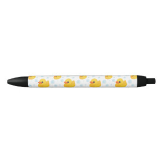 Stylo Noir Le caoutchouc jaune adorable penche Duckies