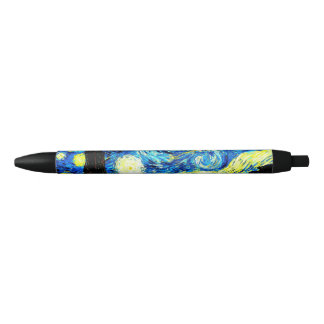 Stylo Noir Le célèbre tableau de Van Gogh, Starry Night