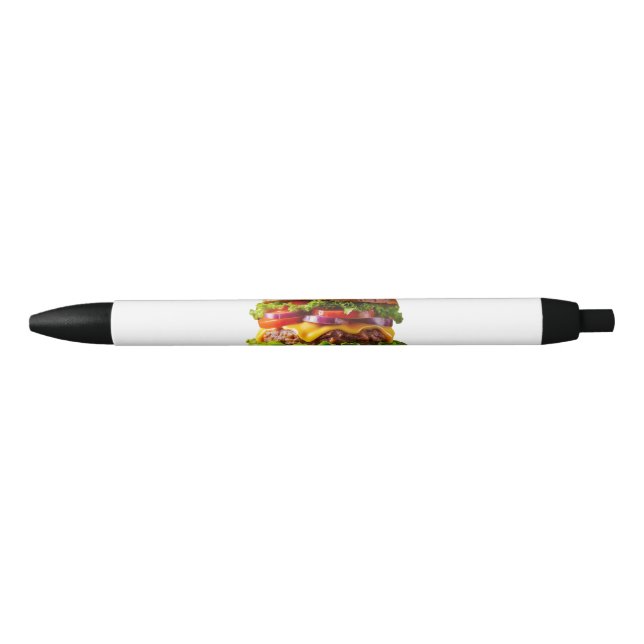 Stylo Noir le cheeseburger appétissant de SlipperyJoe crousti (Devant)