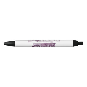 Stylo Noir Le corps de Sainte Catherine porté par les Anges