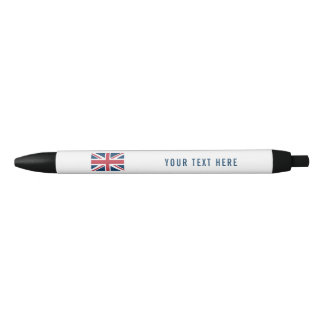Stylo Noir Le drapeau britannique Union Jack
