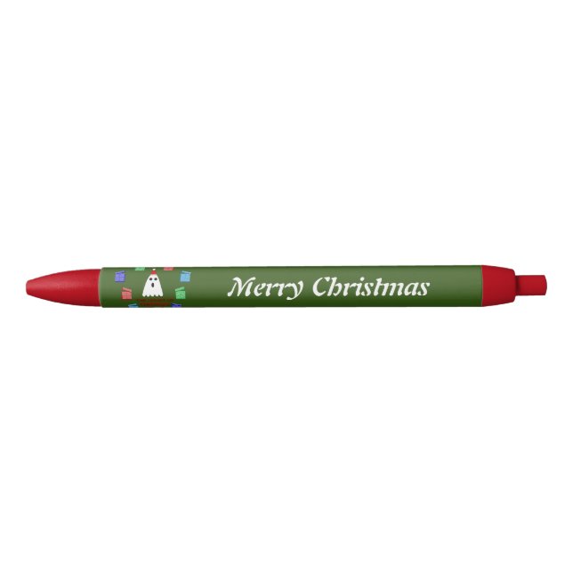 Stylo Noir Le fantôme de Noël présente une drôle de coutume (Devant)