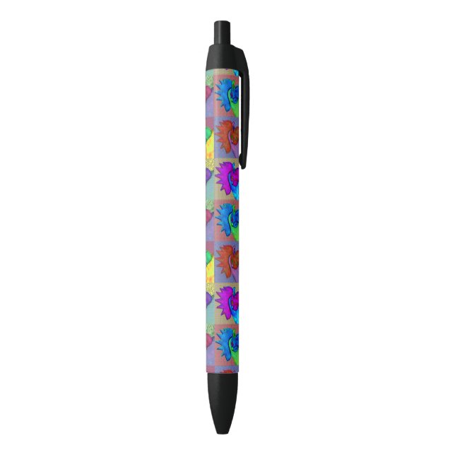 Stylo Noir Le gibier de Roosters ! (Bas (Vertical))