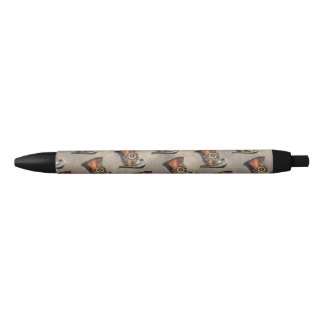 Stylo Noir Le haut-de-forme steampunk