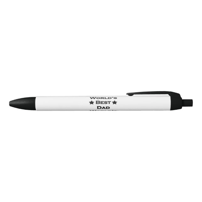 Stylo Noir Le meilleur papa du monde (Haut)