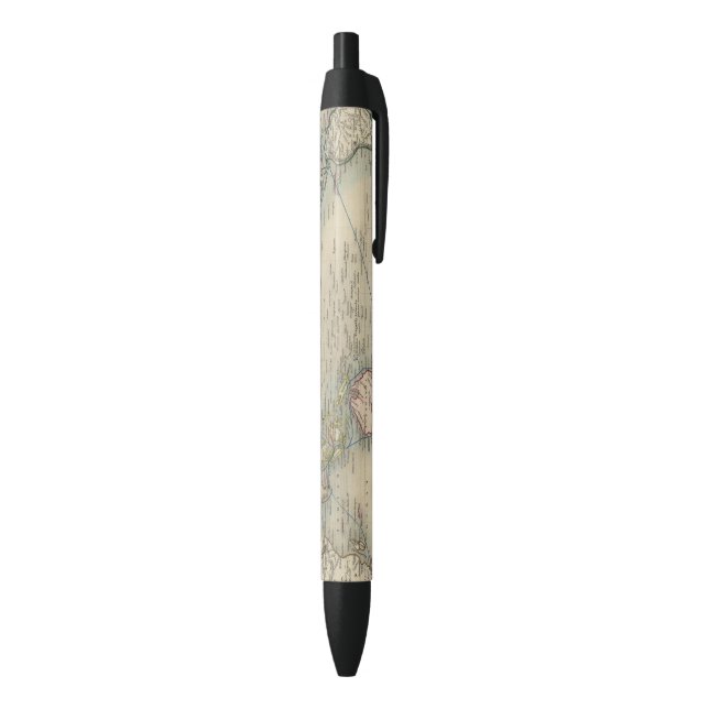 Stylo Noir Le monde sur la projection de Mercator (Bas (Vertical))