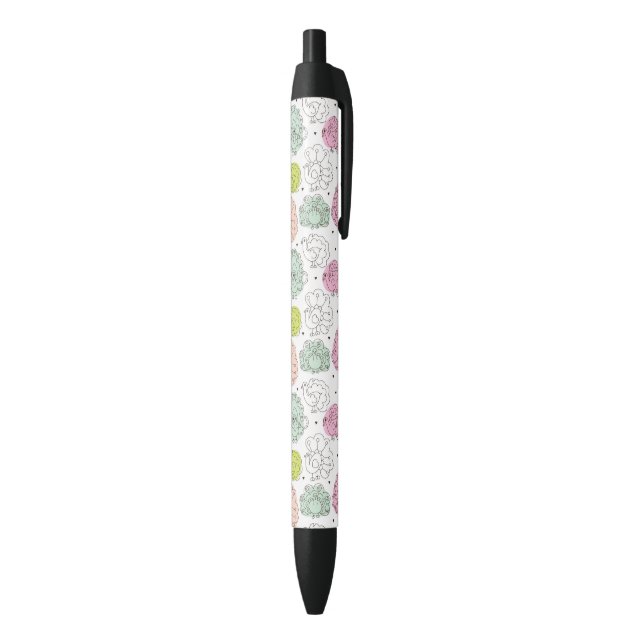 Stylo Noir le paon badine le cru de papier peint (Bas (Vertical))
