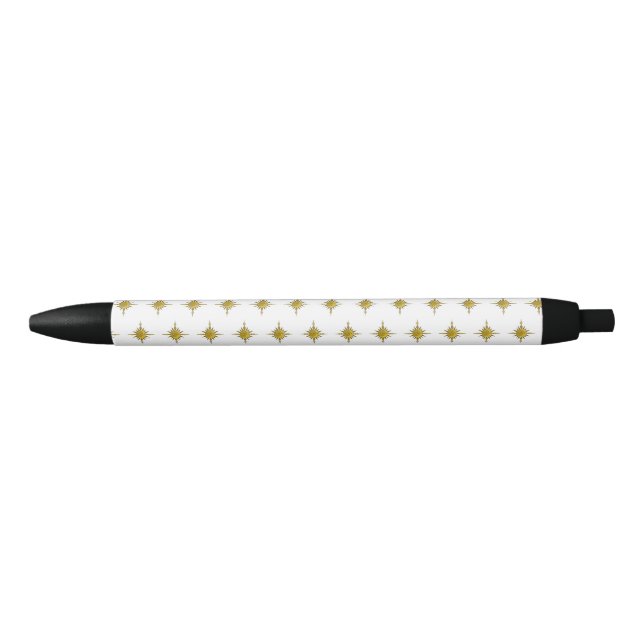 Stylo Noir Le Soleil et la Lune (Devant)