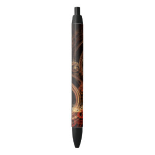 Stylo Noir Le son de la musique Art Abstrait