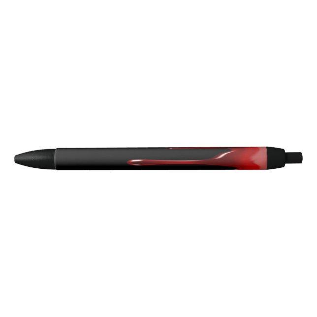 Stylo Noir Lecteurs de sang tombés Noir (Devant)
