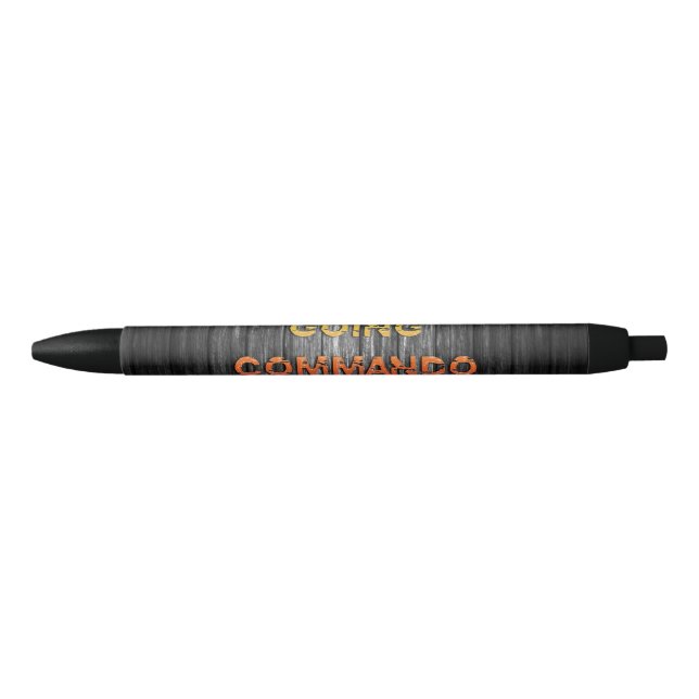 Stylo Noir L'énergie brute de SlipperyJoe's allant commando d (Devant)