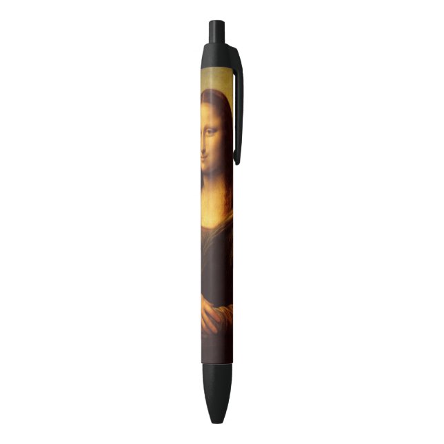 Stylo Noir Leonardo Da Vinci Mona Lisa Peinture d'Art (Bas (Vertical))