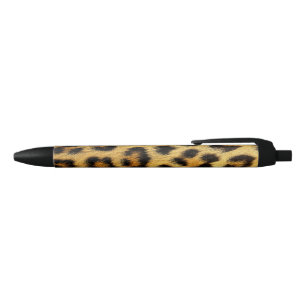 Stylo Noir Leopard fourrure luxueux Rich tendance mode Chat C
