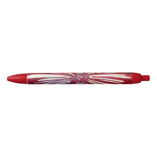 Stylo Noir Les 250 ans d'Amérique 1776-2026 Feux d'artifice R