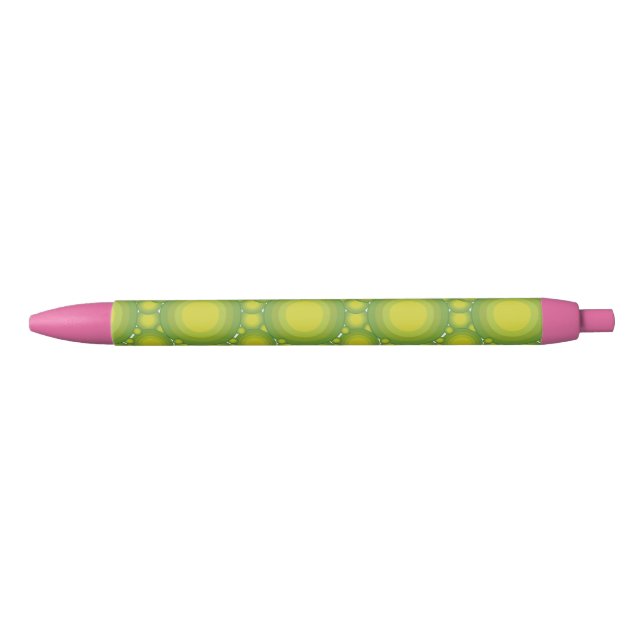 Stylo Noir Les bulles vertes (Devant)