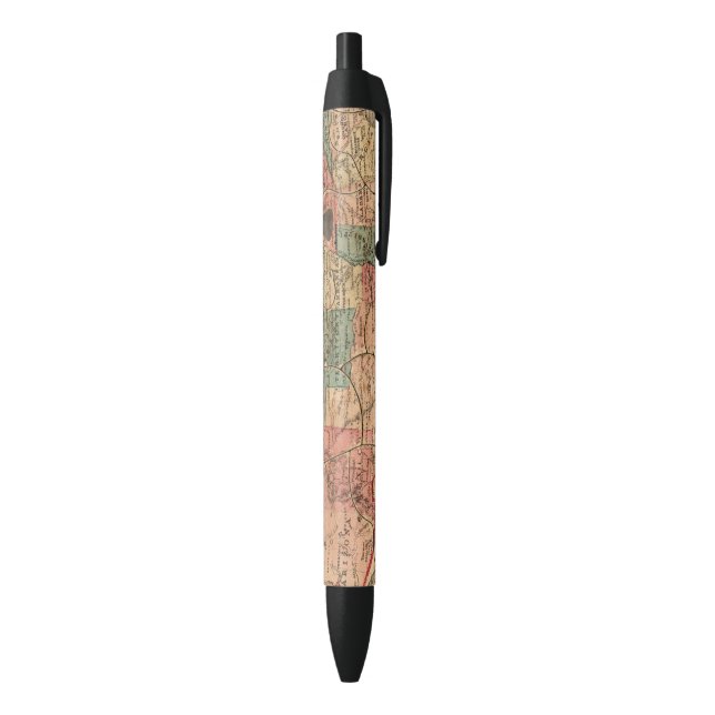 Stylo Noir Les Etats-Unis d'Amérique 8 (Bas (Vertical))
