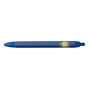 Stylo Noir Lettre G - symbole maçonnique