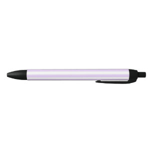 Stylo Noir Lilac violet et blanc bonbons rayures