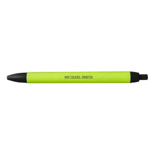 Stylo Noir Lime verte abstract