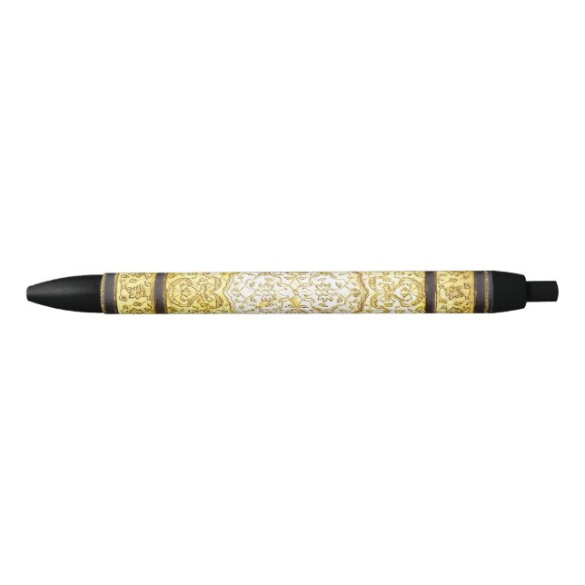 Stylo Noir Livre sacré d'or de Falln (Devant)