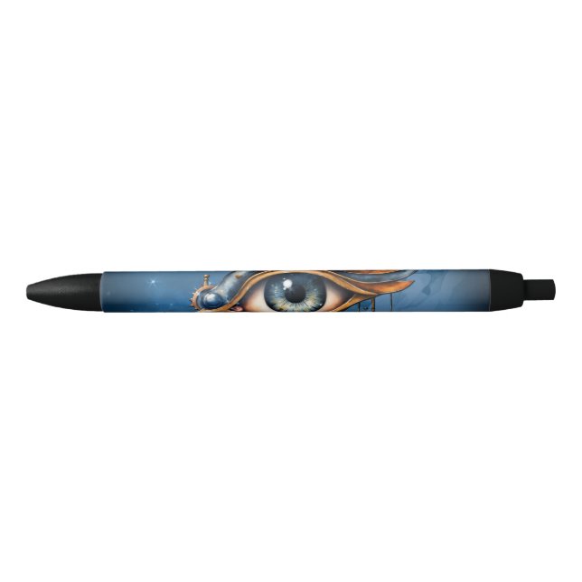 Stylo Noir L'oeil de l'univers (Devant)