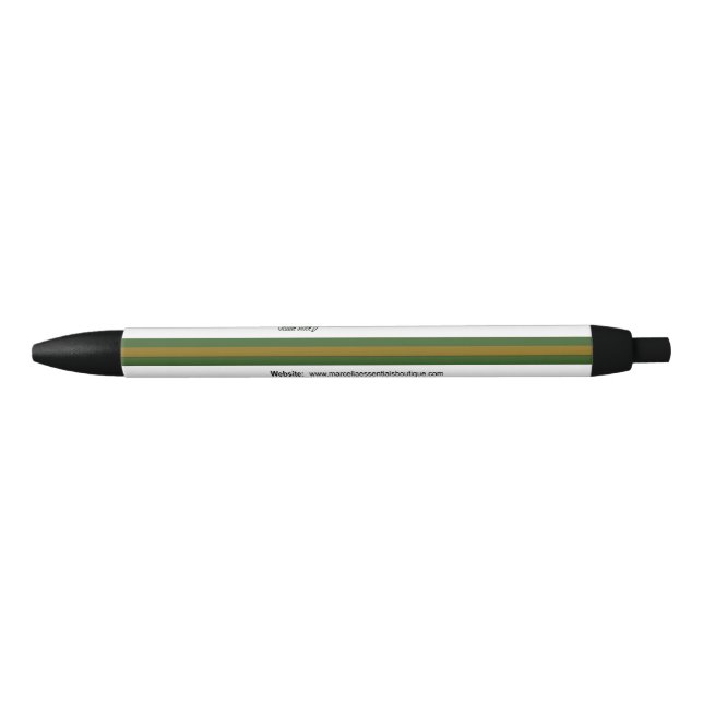 Stylo Noir Logo de la boutique Marcella Essentials (Devant)