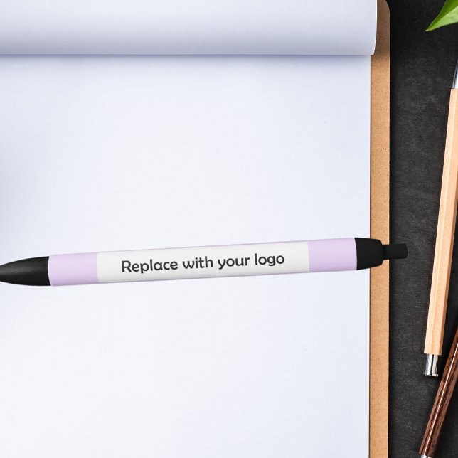 Stylo Noir Logo de l'entreprise Lavender (Créateur téléchargé)