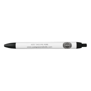 Stylo Noir Logo d'entreprise et site Web personnalisé