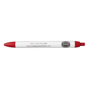 Stylo Noir Logo d'entreprise moderne et marque déposée