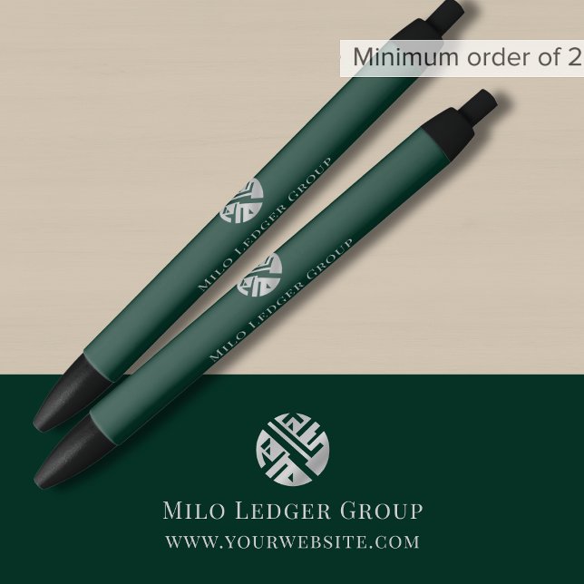 Stylo Noir Logo d'entreprise moderne promotionnel (Créateur téléchargé)