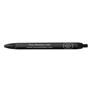 Stylo Noir Logo d'entreprise Société d'entreprise Minimaliste