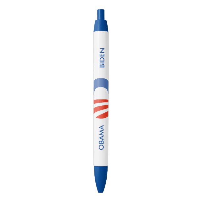 Stylo Noir Logo d'Obama-Biden (devant Vertical)