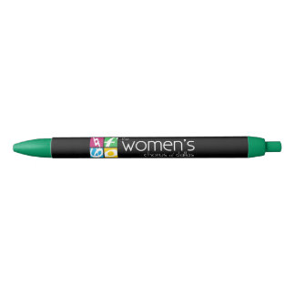 Stylo Noir Logo du Chœur Féminin de Dallas
