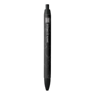 Stylo Noir Logo personnalisé d'entreprise Marbre foncé modern