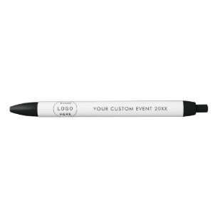 Stylo Noir Logo promotionnel d'événement personnalisé École E