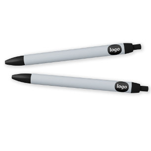 Stylo Noir Logo simple Business Promoted Blue