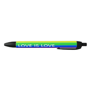 Stylo Noir Love is Love Gay Pride LGBTQ Beautiful