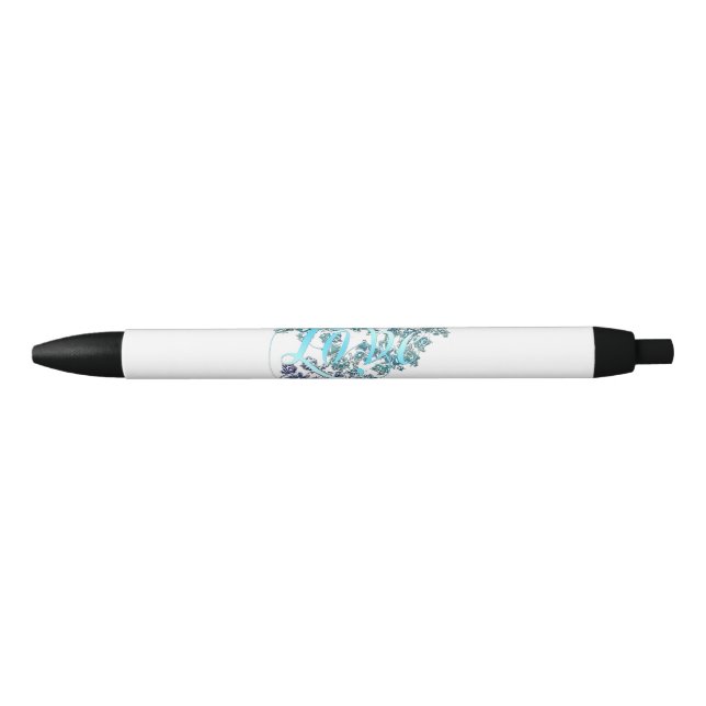 Stylo Noir Love n Flowers (Devant)