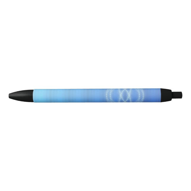 Stylo Noir Lumières bleues (Devant)