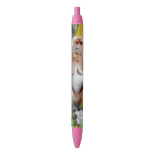Stylo Noir Macaque crabier