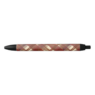 Stylo Noir Madras Plaid Fall Red