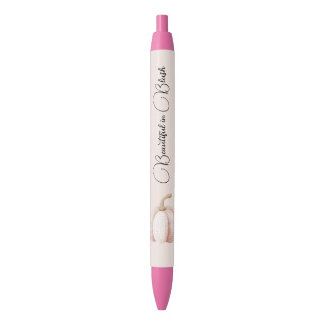 Stylo Noir Magnifique en rose  (devant Vertical)