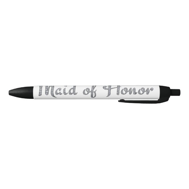 Stylo Noir Maid of Honor bling pen (Bas)