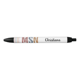 Stylo Noir Maîtrise en sciences en sciences infirmières sur m