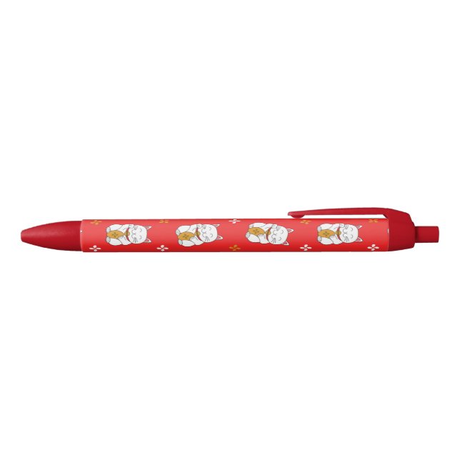 Stylo Noir Maneki Neko (Haut)