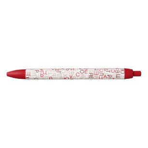 Stylo Noir Manuscrit cyrillique russe