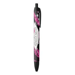 Stylo Noir Maquillage Artiste Glam Parties scintillant rose l