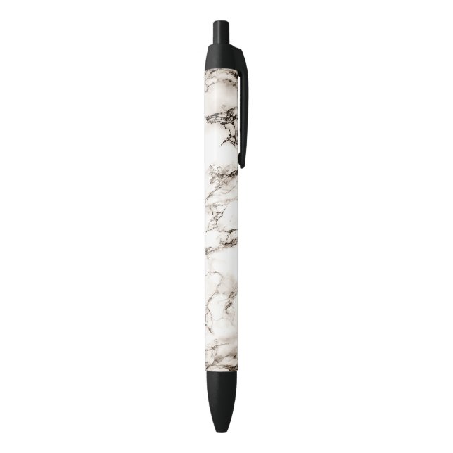 Stylo Noir Marbre marron (Bas (Vertical))