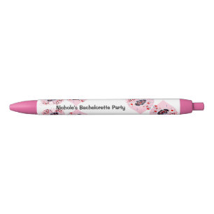 Stylo Noir Mariage de coeur de rose de partie de Las Vegas