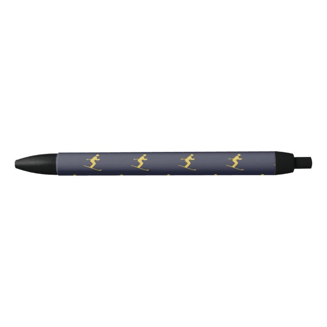 Stylo Noir Marine Skier (Devant)